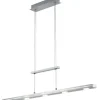 Trio LED Balkenpendel Lacal nickelfarbig