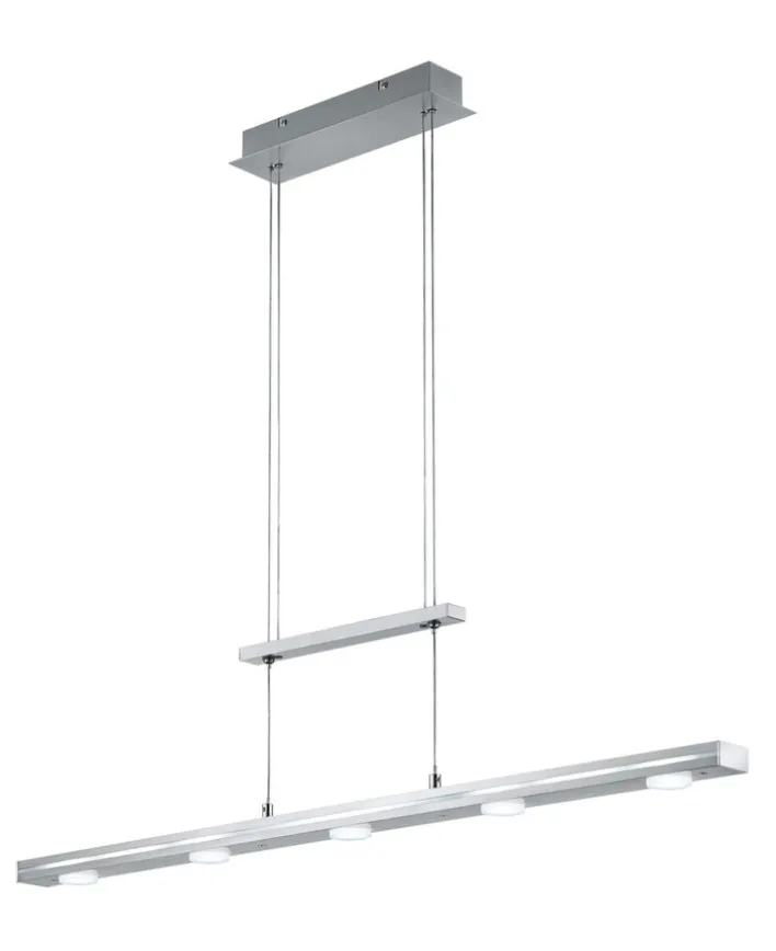 Trio LED Balkenpendel Lacal nickelfarbig