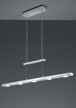 Trio LED Balkenpendel Lacal nickelfarbig