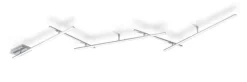 TRIO LED Deckenlampe INDIRA 3 flg