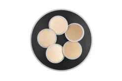 TRIO LED Deckenlampe MANDALA 49 cm schwarz /goldfarbig