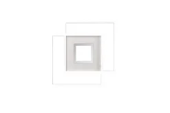 TRIO LED Deckenlampe VIA 50 x 50 cm weiß