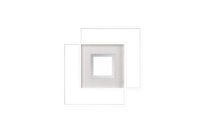 TRIO LED Deckenlampe VIA 50 x 50 cm weiß