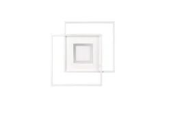 TRIO LED Deckenlampe VIA 50 x 50 cm weiß