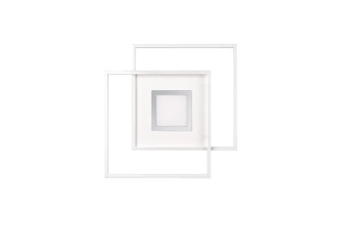 TRIO LED Deckenlampe VIA 50 x 50 cm weiß
