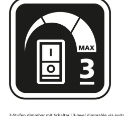 TRIO LED Pendelleuchte BLAZE 107 cm schwarz /nickelfarbig