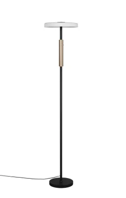 TRIO LED Stehlampe CELESTE 160 cm coffee /weiß
