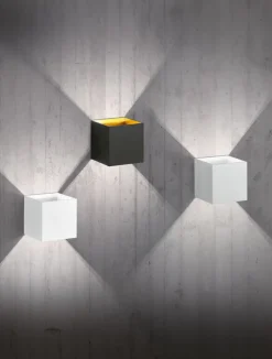 TRIO LED Wandlampe LOUIS alufarbig