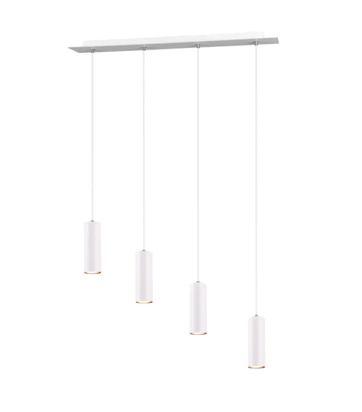 TRIO Retrofit Pendellampe MARLEY 4-flg weiß