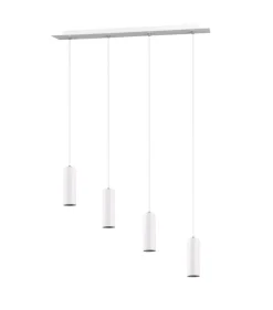TRIO Retrofit Pendellampe MARLEY 4-flg weiß