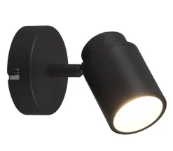 TRIO Retrofit Wandlampe ANGELO Spot schwarz