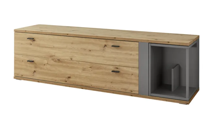 TV-Unterteil FINA 198x57 cm braun/grau