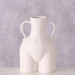 Vase MARYLA 22 cm weiß