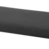 VOSS Sitzkissen LEVIO 80 x 38 cm Lederlook anthrazit