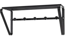 Wandgarderobe 45 x 20 cm Schwarz