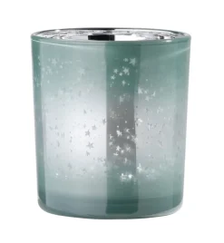 Weihnachtsglanz by casaNOVA Windlicht WEIHNACHTSZAUBER 8 cm mintgrün