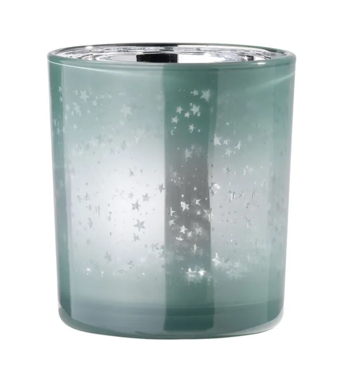 Weihnachtsglanz by casaNOVA Windlicht WEIHNACHTSZAUBER 8 cm mintgrün