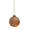Weihnachtskugel BLACK FOREST Glas Ø 6 cm Braun