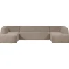 Wohnlandschaft SLOPING 225 x 339 x 225 cm naturalbeige