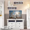 Wohnwand MAISONETTE 5-teilig 318 x 190 x 40 cm weiß