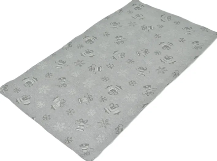 Yve! decoration Tischläufer WINTERZEIT 40 x 140 cm grau/mehrfarbig