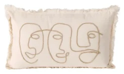 Zierkissen PICA 30 x 50 cm beige
